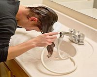 Basin Push On Tap Shower for baby bath and head wash