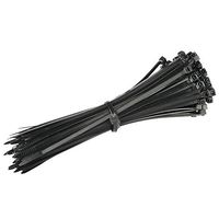 Cable Ties 8 Inch VTECHOLOGY Self-locking Nylon Zip Ties 100Pack 50LB Tensile Strength, Black