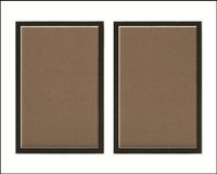 Pack of 5 11x14 White & Black Double Picture Mats or Photography Matting, Bevel cut for 2 5x7 Pictures