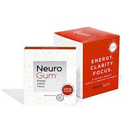 NeuroGum Nootropic Cinnamon Flavor Energy Gum | Caffeine + L-theanine + B Vitamins | Sugar free + Gluten free + Non GMO + Vegan | CinnaMental Flavor (54 Count)