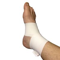 AT Surgical Figure Eight Double Wrap Elastic Ankle Support with Velcro Closure - Small