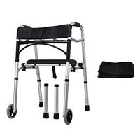 Drive Healthcare with Seat Plate and Wheel Walking Aids Folding Walking Frame Medical Walking for Elderly, Seniors, Handicap, Disabled Walker Aids Rollator