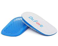 Dr. Foot's Height Increase Inserts, Gel Heel Lift Insoles, Shoe Lifts Insoles for Leg Length Discrepancies (1.4" Height)