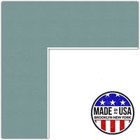19x19 Splash / Nile Green Custom Mat for Picture Frame with 15x15 opening size (Mat Only, Frame NOT Included)