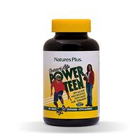 NaturesPlus Source of Life Power Teen - 180 Vegetarian Tablets - Teen Multivitamin with Minerals & Whole Foods for Mental Focus, Energy Booster - Gluten-Free - 90 Servings