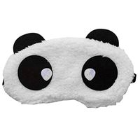 ACTLATI Plush Animal Eye Mask Cute Panda Sleep Blindfold Cover for Kids Girls