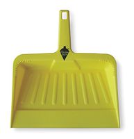 Tough Guy Hand Held Dust Pan, Yellow, Plastic
