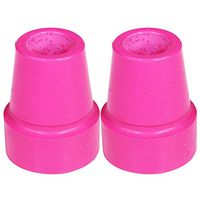 PCP Replacement Cane Tips, 2 Pack, Reinforced Rubber Walking Stick Feet, 3/4 in Diameter