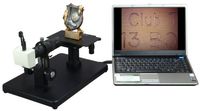 OMAX Horizontal Zoom Inspection Microscope with Standard C-Mount Port and 0.7X-4.5X Objective Zoom