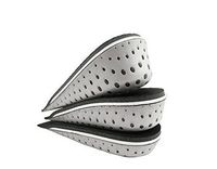One Pair Breathable Memory Foam Height Increase Insole Invisible Increased Heel Lifting Inserts Shoe Lifts Shoe Pads Elevator Insoles for Men Women (4.3cm Height)