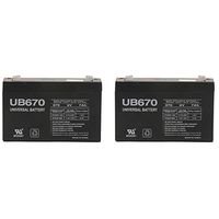 Universal Power Group 6V 7Ah SLA Replacement Battery for APC EMC750R1-2 Pack