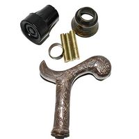 Eve.Store Designer Solid Brown Head Handle Walking Stick Canes