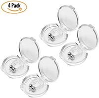 Anti Snoring Device Silicone Magnetic Anti Snore Clip, Stop Snoring Nose Device Professional Sleeping Clip Stop Snoring Snore Stop Snoring Devices Total (4 Packs)