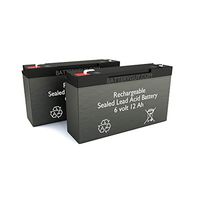 6v 12Ah High Rate Rechargeable Sealed Lead Acid Battery Set of Two