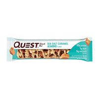 Quest Nutrition Sea Salt Caramel Almond Snack Bar, High Protein, Low Carb, Gluten Free, Keto Friendly, 12-Count