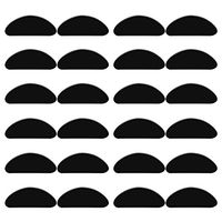Eyeglass Nose Pads, LOKMAN 12 Pairs 1 mm Anti-Slip Adhesive Nose Pads Black Silicone Eyeglass Pads for Eyeglass Sunglasses, Ultra Soft (Nose Pads-Black)