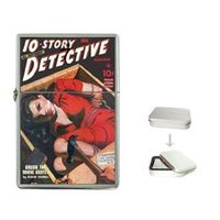 New Product 10 STORY DETECTIVE VINTAGE SEXY BONDAGE Flip Top Cigarette Lighter + free Case Box