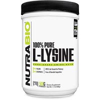 NutraBio L-Lysine Powder - 500 Grams