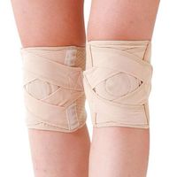 Brace Muscle Support Sports Knee Wrap Band Ankle Supporter (M pair)