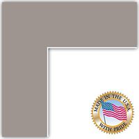 16x20 Gray / TV Grey Custom Mat for Picture Frame with 12x16 opening size (Mat Only, Frame NOT Included)