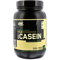 Optimum Nutrition Gold Standard, 100% Casein, Naturally Flavored, French Vanilla, 2 lbs (907 g)