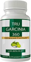 Trugarcinia 360 Garcinia Cambogia Weight Loss Extract Garcinia with 80% HCA 1500mg Extract