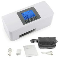 Portable Insulin Storage Cooler Bag Diabetic Insulin Cooler Box Rechargeable Fridge Mini Refrigerator Ice Box Travel Bag Medication Standby 8/10/16/24 Hours,10h