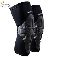 Knee Brace Sleeve - Leg Support Compression Pads for Impact Protection and Performance Sport Training | Great for Tendonitis, Stiff and Sore Muscles and Joints [DR. FIT]