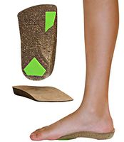 KidSole 3/4 Length Cork Neon Shield Arch Support Insole for Kids with Foot Pronation, Flat feet, or Any Other undiagnosed Arch Support Issues. (Toddler Size 10-13)
