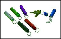 PH22-48 SE A145J - 6-Pc Keychain Pill Boxes LONG