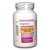 Major Magnesium Oxide High Potency 500 mg, 100 Count by Mag-Ox 400