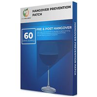 Hangover Patches 60 Day Supply - Natural Hangover Patches to Cure or Prevent Hangover with Natural Ingredients - Latex Free Organic Vegan and Latex Free