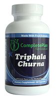Triphala Churna 1000mg Pure Fruit Extract Gentle Colon Cleanse, Liver Cleanse and Liver Detox Herbal Supplement