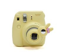 [Fujifilm Instax Mini 7s 8 8+ 9 Selfie Lens] -- CAIUL Rabbit Style Instax Close Up Lens with Self-portrait Mirror for Fujifilm Instax Mini 8 8+ 9 7s Camera and Polaroid PIC-300 (Yellow)