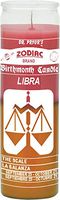 Libra Pink/Gold Candle - Zodiac Silkscreen 2 Colors 7 Day