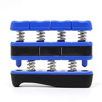 Hand Exerciser 5 Lbs Four Fingers Hand Exerciser Finger Strength Trainer for Guitar Bass Piano Sax Player Hand, Grip Exerciser Guitar Tools (Color : Blue, Size : Free Size)