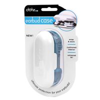 Dotz Earbud Case, Protection and Storage for Earbuds, Including Wireless Earbuds, Blue (EBC38M-CBL)