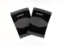 Mark Knee Sleeves (One Pair) Knee Support for Running, Jogging, Sports, Joint Pain Relief, Arthritis and Injury Recovery (L)