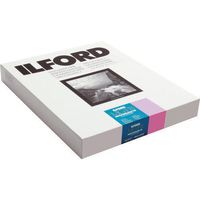 Ilford MGFBCT1K Multigrade FB Cooltone Fiber Based Variable Contrast, Doubleweight Black & White Enlarging Paper 8x10", 100 Sheets, Glossy - for Printing from Conventional Negatives.