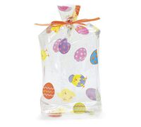10ct Easter Chicks & Eggs 4x2x9" Medium Cello Cellophane Party Treat Food Snack Bags nfLG -1575