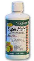 Vital Earth Minerals Super Multi Liquid Vitamins 32 Fl. Oz. - 1 Month Supply- High Potency - MTHFR Friendly- Vegetarian - Liquid Multi Vitamin Supplement with Ionic Fulvic Minerals