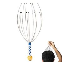 Scalp Massager Tool 1-Pack Handheld Head Massage Tingler, Scratcher & Stress Reliever Tool Set for Hair Stimulation & Deep Relaxation (Colors Random) …