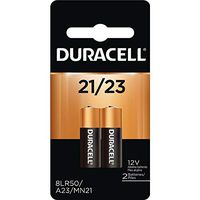 Duracell 12 Volt Alkaline Alarm Remote Battery MN21 / A23 2 Pack