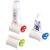 Kicpot 3 Pcs Toothpaste Dispenser, Rolling Tube Toothpaste Squeezer Toothpaste Seat Holder Stand Saves Toothpaste, Creams, Cleansing Cream