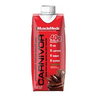 MuscleMeds Carnivor Ready to Drink Protein, Chocolate, 16.9 Ounce, 12 Count