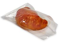 Pack Of 100, 1.2 Mil Compostable Solid Clear Cellophane Bags 4-3/4 X 6-3/4"