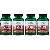 Swanson Coq10 with Tocotrienols - Maximum Strength 600 mg 60 Sgels 4 Pack