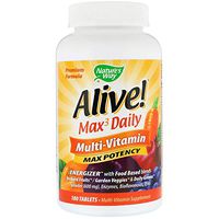 Nature's Way, Alive! Max3 Daily, Multi-Vitamin, 180 Tablets