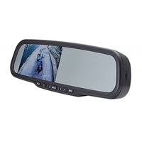 EchoMaster Universal Rearview Mirror Replacement with 4.3" Monitor & DVR Mirror Image Camera, (MM-4320-DVR)