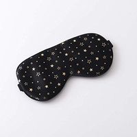 Tim&Tina Silk Sleep Mask Comfortable Blindfold Eye mask Adjustable (Golden Stars)